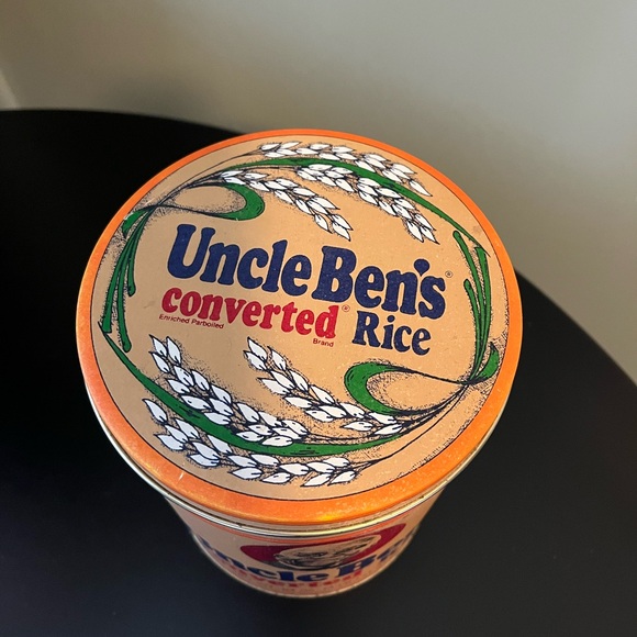 Vintage 1985 Uncle Ben’s Converted Rice Metal Tin with Lid - Picture 3 of 7